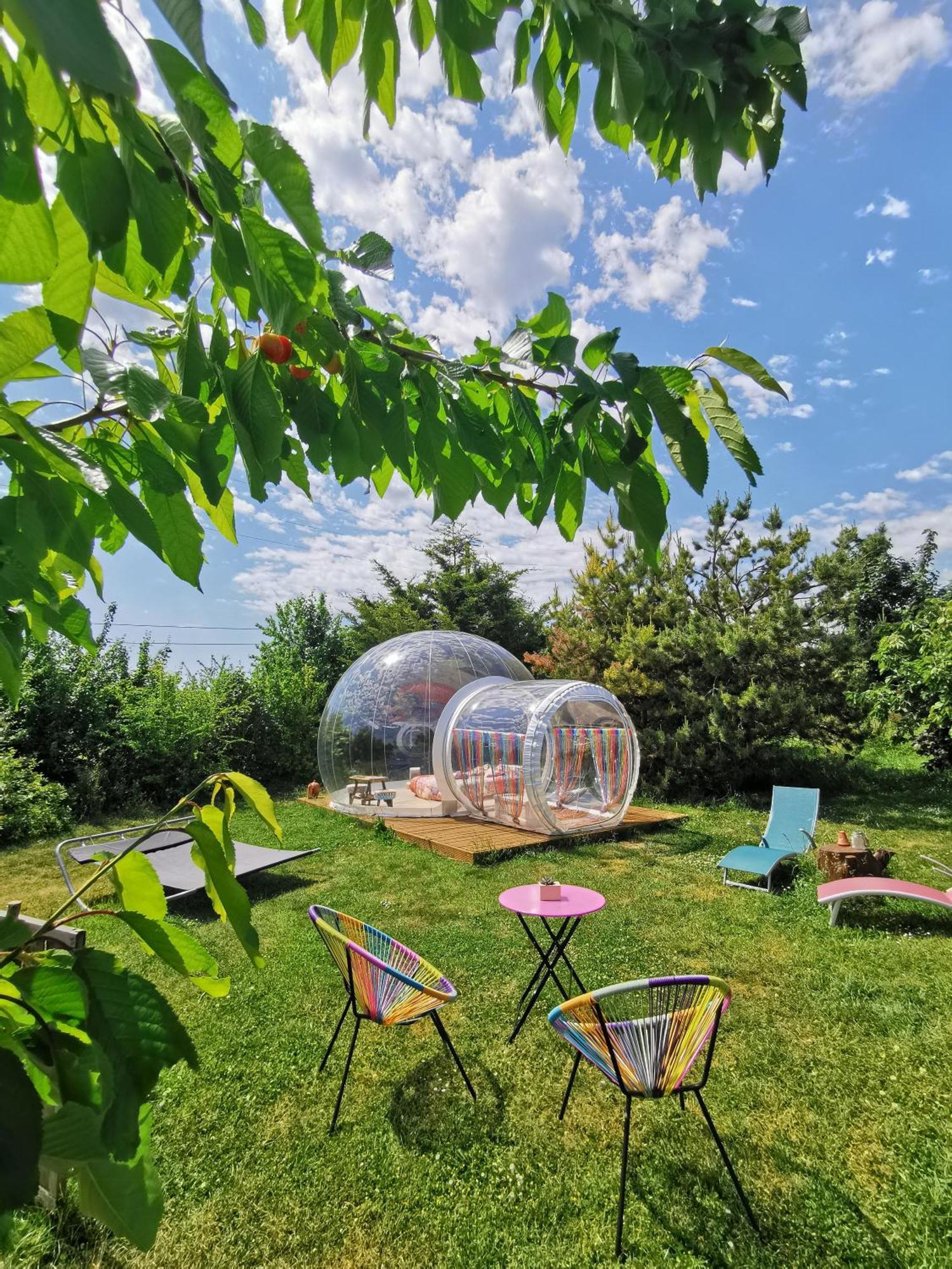 Bed and Breakfast La Bulle Des Champs Champmotteux Екстер'єр фото